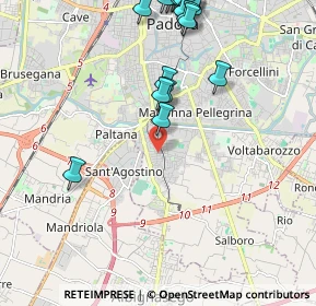 Mappa 35125 Padova PD, Italia (2.699)