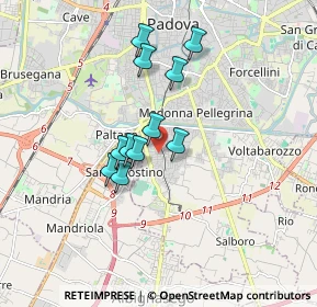 Mappa 35125 Padova PD, Italia (1.33727)