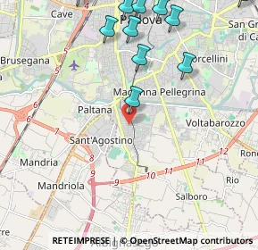 Mappa 35125 Padova PD, Italia (2.865)