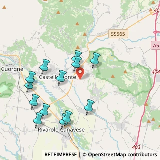 Mappa Strada Roncheise, 10010 Bairo TO, Italia (4.32769)