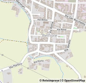 Mappa Via Guglielmo Marconi, 37050 Belfiore VR, Italia (0.144)