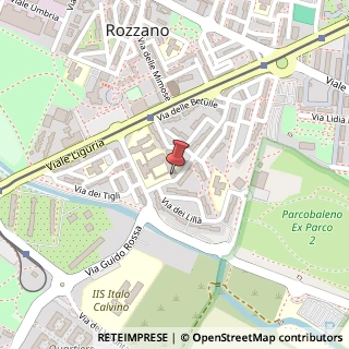 Mappa Via degli Oleandri, 27, 20089 Rozzano, Milano (Lombardia)