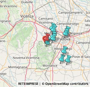 Mappa Unità Operativa, 35030 Montemerlo PD, Italia (10.10818)