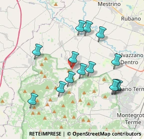 Mappa Unità Operativa, 35030 Montemerlo PD, Italia (3.64357)