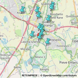 Mappa Via dei Lillà, 20089 Rozzano MI, Italia (1.68154)