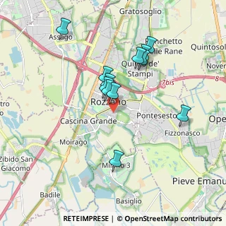 Mappa Via degli Oleandri, 20089 Rozzano MI, Italia (1.6375)