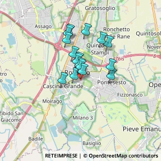 Mappa Via dei Lillà, 20089 Rozzano MI, Italia (1.29375)