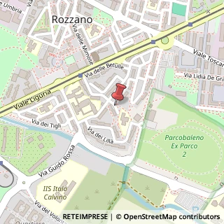 Mappa Via Primule,  6, 20089 Rozzano, Milano (Lombardia)
