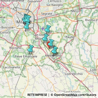Mappa Centro Commerciale Le Cupole, 20098 San Giuliano Milanese MI, Italia (7.62167)