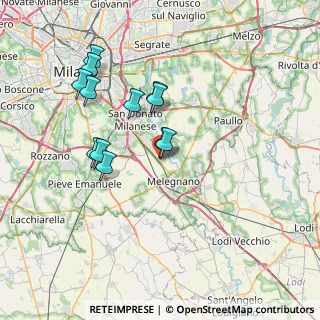 Mappa Centro Commerciale Le Cupole, 20098 San Giuliano Milanese MI, Italia (6.7625)