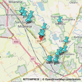 Mappa Centro Commerciale Le Cupole, 20098 San Giuliano Milanese MI, Italia (2.2375)