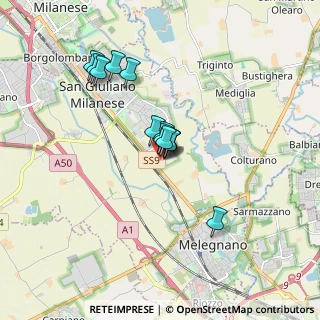 Mappa Centro Commerciale Le Cupole, 20098 San Giuliano Milanese MI, Italia (1.26615)
