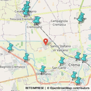Mappa Via Gerrone, 26010 Cremosano CR, Italia (3.34938)