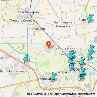 Mappa Via Gerrone, 26010 Cremosano CR, Italia (3.20385)