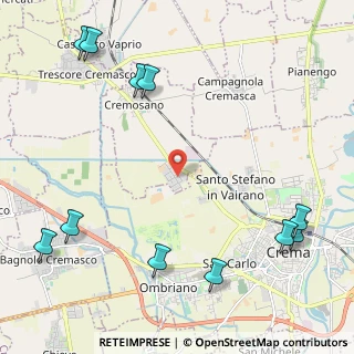 Mappa Via Gerrone, 26010 Cremosano CR, Italia (3.06091)