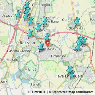 Mappa Via Alcide de Gasperi, 20089 Rozzano MI, Italia (2.636)