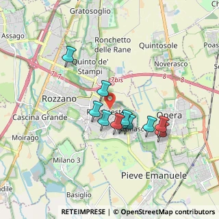 Mappa Via Luigi Pirandello, 20089 Rozzano MI, Italia (1.38182)