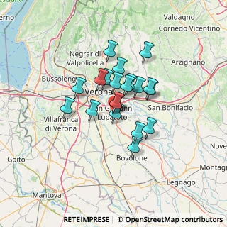 Mappa Via Gorizia, 37057 San Giovanni Lupatoto VR, Italia (9.21)