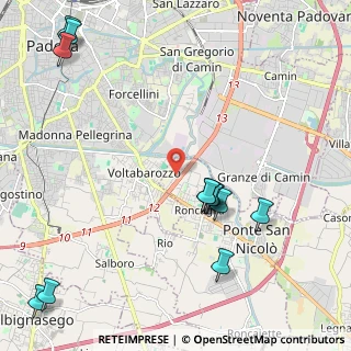 Mappa Via Norbiato Antonio, 35020 Ponte San Nicolò PD, Italia (2.765)