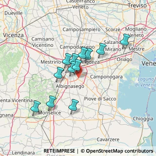 Mappa Via Norbiato Antonio, 35020 Ponte San Nicolò PD, Italia (11.60333)