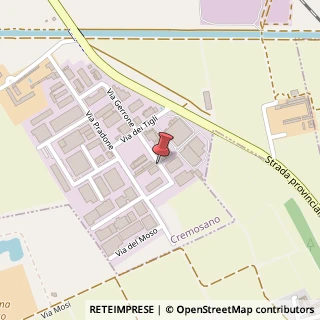 Mappa Via Gerrone, 38, 26010 Cremosano, Cremona (Lombardia)