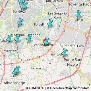 Mappa Via Orio Mastropiero, 35127 Padova PD, Italia (3.09357)