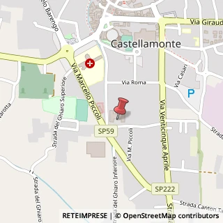 Mappa Via C. Trabucco, 15, 10081 Castellamonte, Torino (Piemonte)