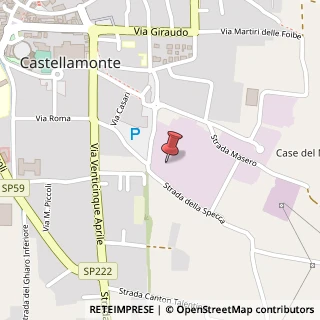Mappa Via Giovanni Casari, 11, 10081 Castellamonte, Torino (Piemonte)