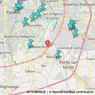Mappa Ovest N. Snc, 35020 Ponte San Nicolò PD, Italia (2.90385)