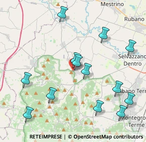 Mappa Via Circuito Montebello, 35030 Cervarese Santa Croce PD, Italia (4.58)