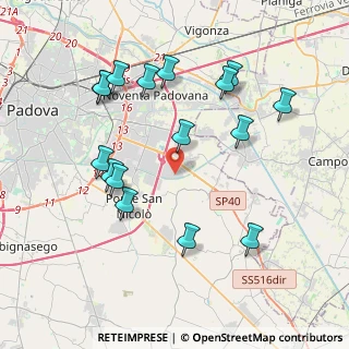 Mappa Via Emilia e Romagna, 35020 Saonara PD, Italia (4.12313)