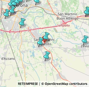 Mappa Via IV Novembre, 37057 San Giovanni Lupatoto VR, Italia (6.851)
