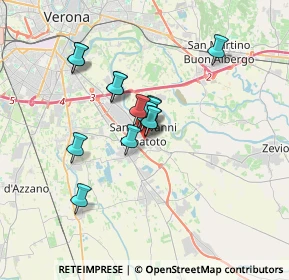 Mappa Via IV Novembre, 37057 San Giovanni Lupatoto VR, Italia (2.37133)