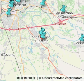 Mappa Via IV Novembre, 37057 San Giovanni Lupatoto VR, Italia (6.83278)
