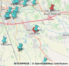 Mappa Via IV Novembre, 37057 San Giovanni Lupatoto VR, Italia (6.4605)