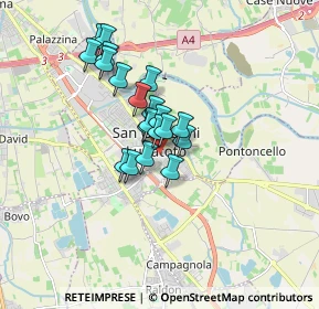 Mappa Via IV Novembre, 37057 San Giovanni Lupatoto VR, Italia (1.2105)