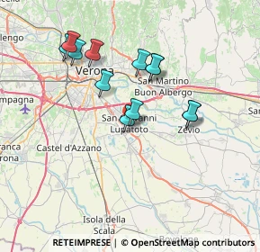Mappa Via IV Novembre, 37057 San Giovanni Lupatoto VR, Italia (6.43)