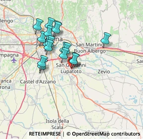 Mappa Via IV Novembre, 37057 San Giovanni Lupatoto VR, Italia (6.10412)