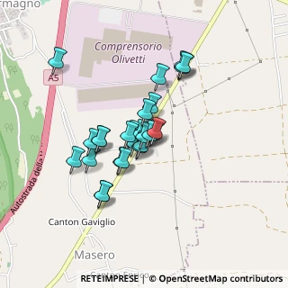 Mappa Strada Romano Montalenghe, 10090 Romano Canavese TO, Italia (0.30769)