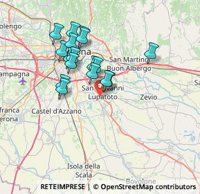 Mappa Viale Olimpia, 37057 San Giovanni Lupatoto VR, Italia (6.13706)