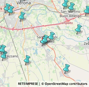 Mappa Viale Olimpia, 37057 San Giovanni Lupatoto VR, Italia (6.4505)