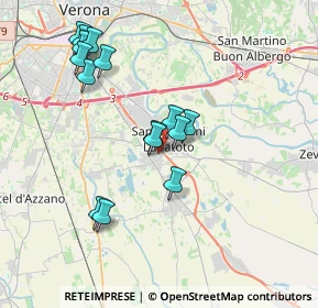 Mappa Viale Olimpia, 37057 San Giovanni Lupatoto VR, Italia (3.65467)
