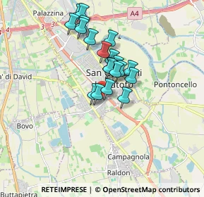 Mappa Viale Olimpia, 37057 San Giovanni Lupatoto VR, Italia (1.3725)