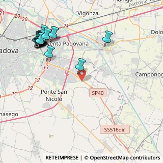 Mappa Via Morosini, 35020 Villatora PD, Italia (5.36947)