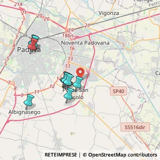 Mappa Via Polonia, 35127 Padova PD, Italia (3.53909)