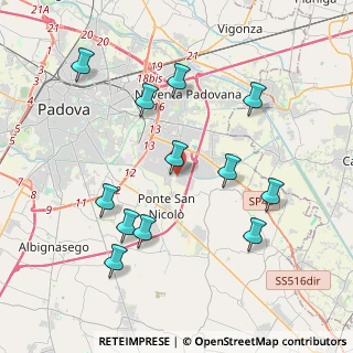 Mappa Via Polonia, 35127 Padova PD, Italia (4.09917)