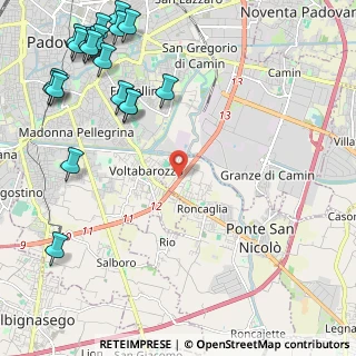Mappa Corso Esperanto, 35020 Ponte San Nicolò PD, Italia (3.197)