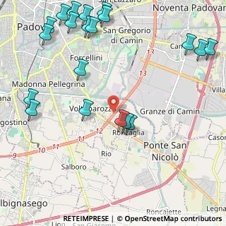 Mappa Corso Esperanto, 35020 Ponte San Nicolò PD, Italia (2.9035)