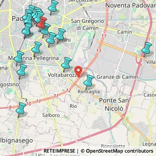 Mappa Corso Esperanto, 35020 Ponte San Nicolò PD, Italia (3.203)