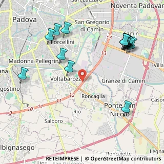 Mappa Corso Esperanto, 35020 Ponte San Nicolò PD, Italia (2.55688)